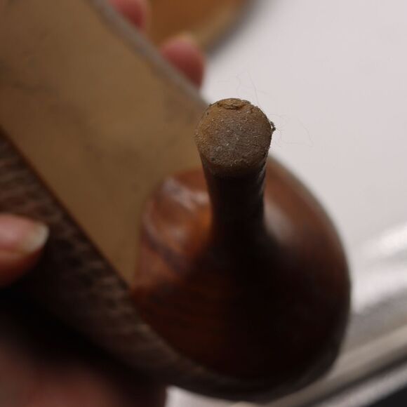 Carlos Santana Revue Tan Snakeskin Point Toe Heels 8.5M Leather - Picture 7 of 13